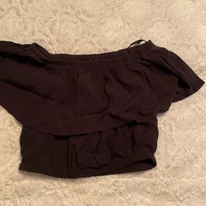 Forever 21 off the shoulder top. Black. Size small